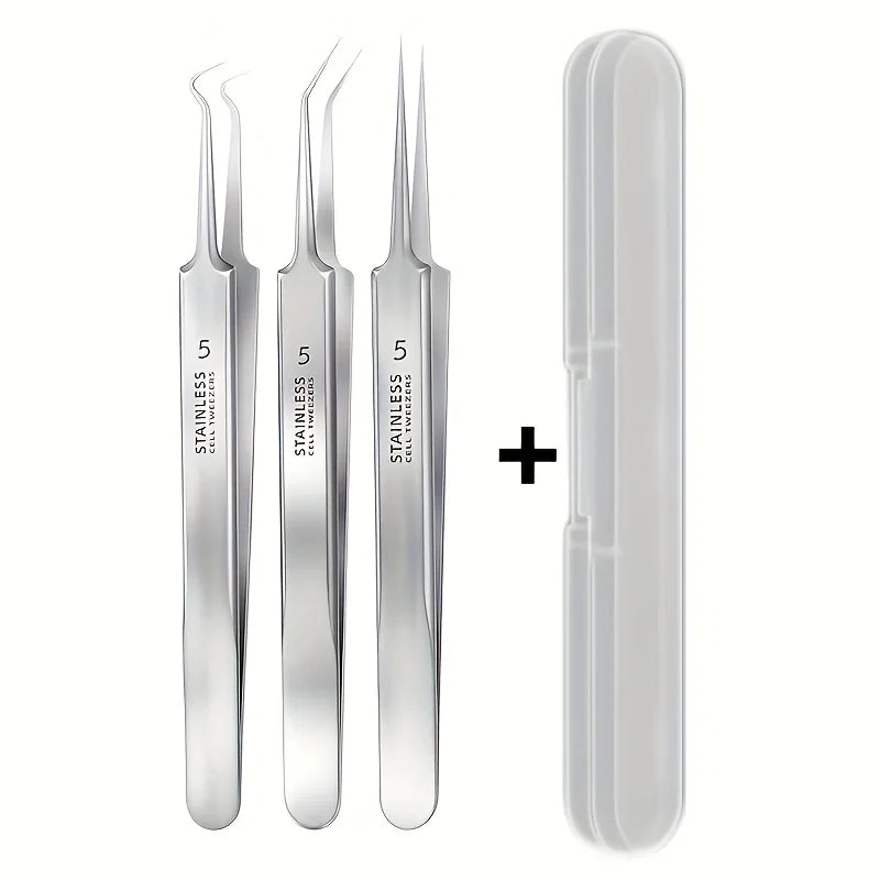 Blackhead Remover Set 8-Piece Stainless Steel Ultra-Fine Tips