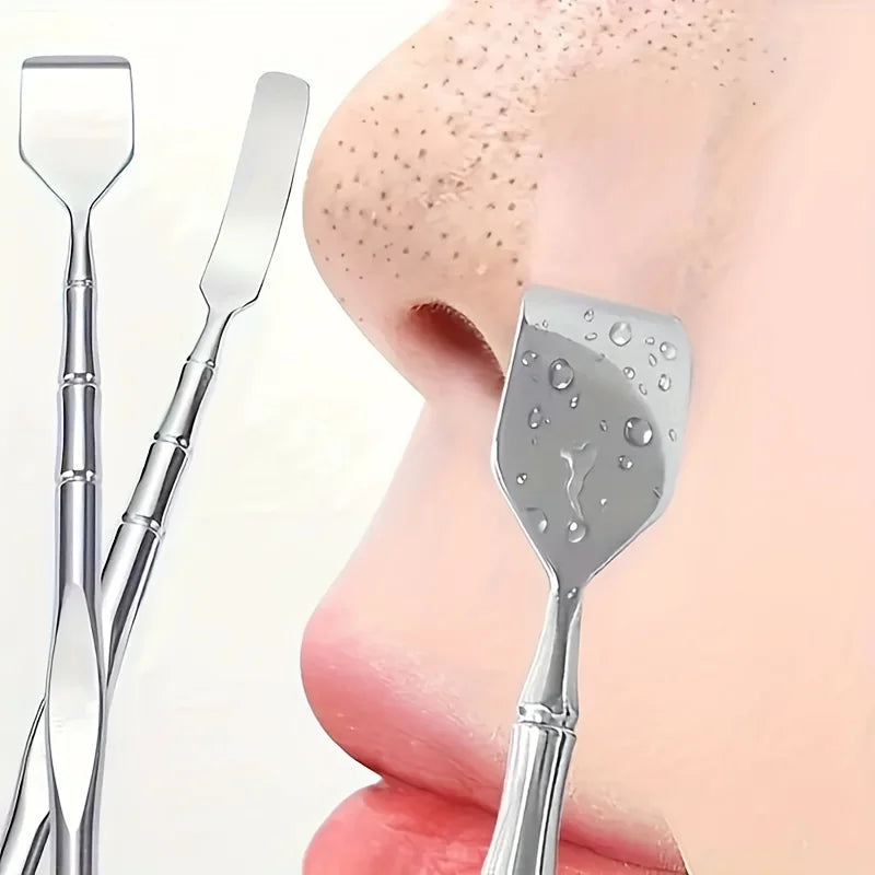Blackhead Remover Stainless Steel Double-Sided Ergonomic Grip