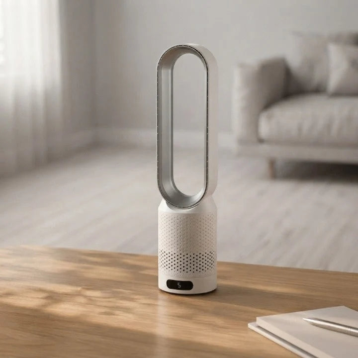 Bladeless Tower Fan Quiet 6 Speeds 90° Oscillation