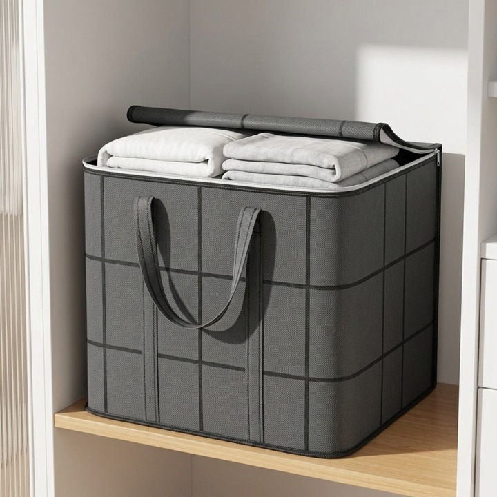 Blanket Storage Bag Tear-Resistant & Dustproof Reinforced Handles
