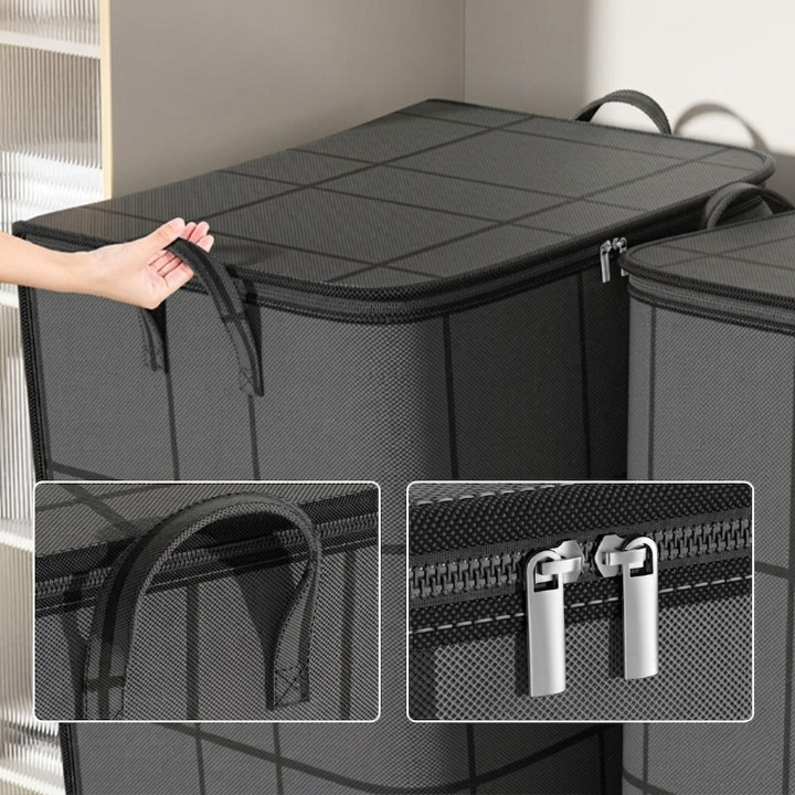 Blanket Storage Bag Tear-Resistant & Dustproof Reinforced Handles