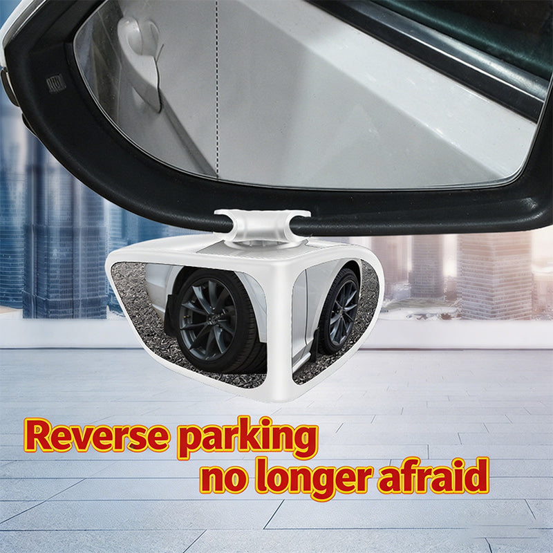 Blind Spot Mirror Dual-Lens 360° Adjustable & Self-Adhesive