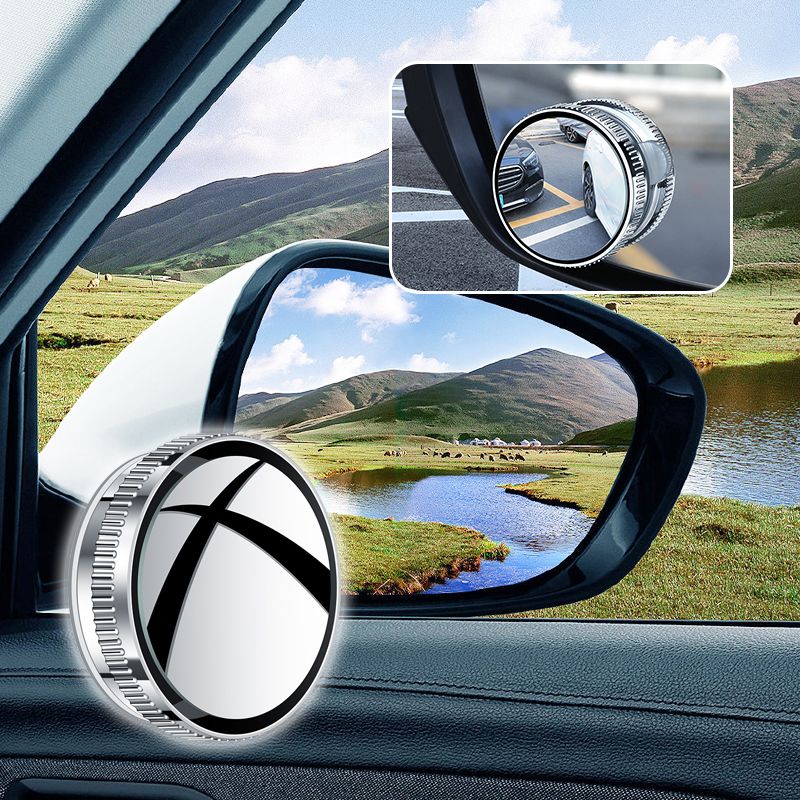 Blind Spot Mirrors Suction Cup 360° Set of 2