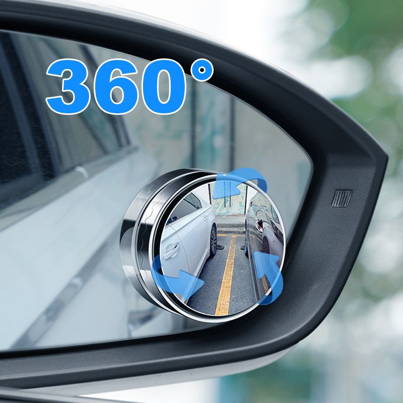 Blind Spot Mirrors Suction Cup 360° Set of 2