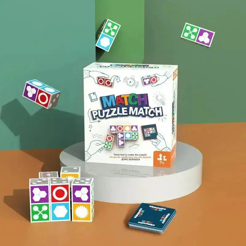 Block Puzzle 5-Piece Set With Cards