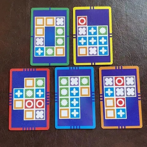 Block Puzzle 5-Piece Set With Cards