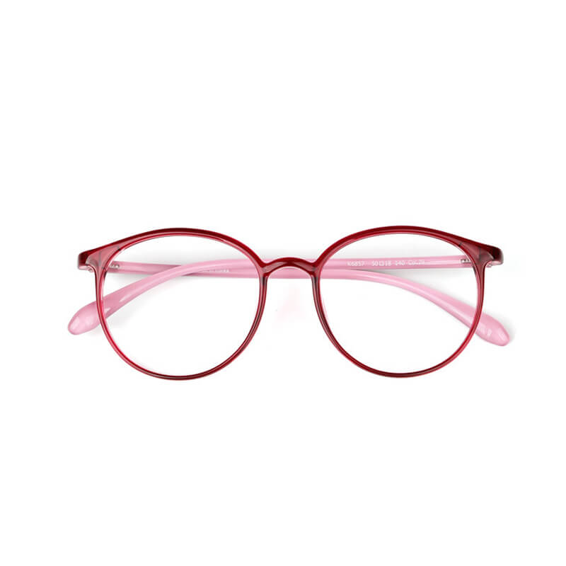 Blue Light Glasses Round Comfortable Lightweight Multiple Lens Strengths