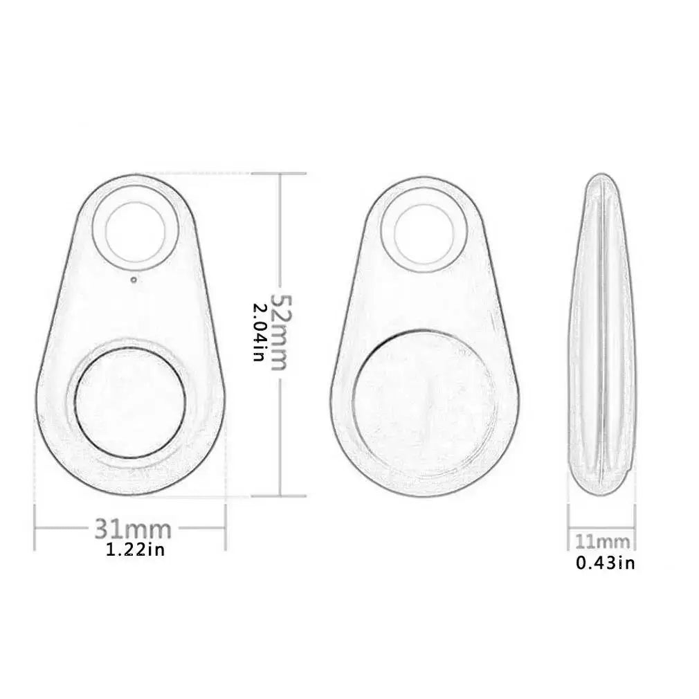 Bluetooth Key Finder App & Loud Alarm 5-Pack