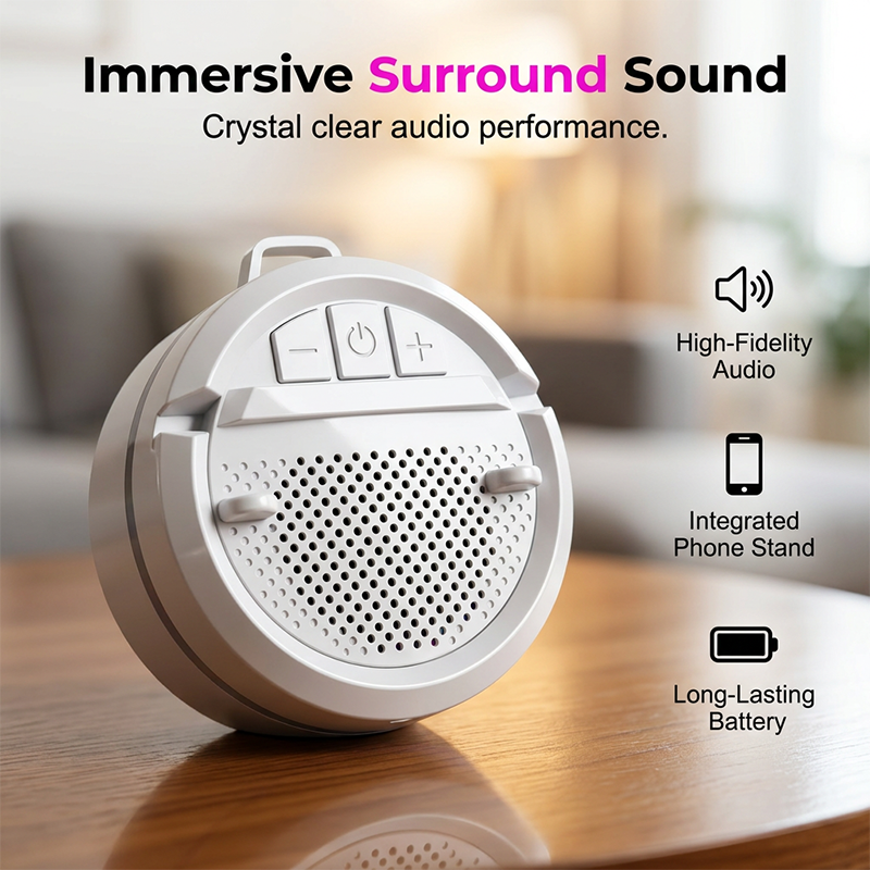 Bluetooth Speaker Phone Stand RGB Lighting