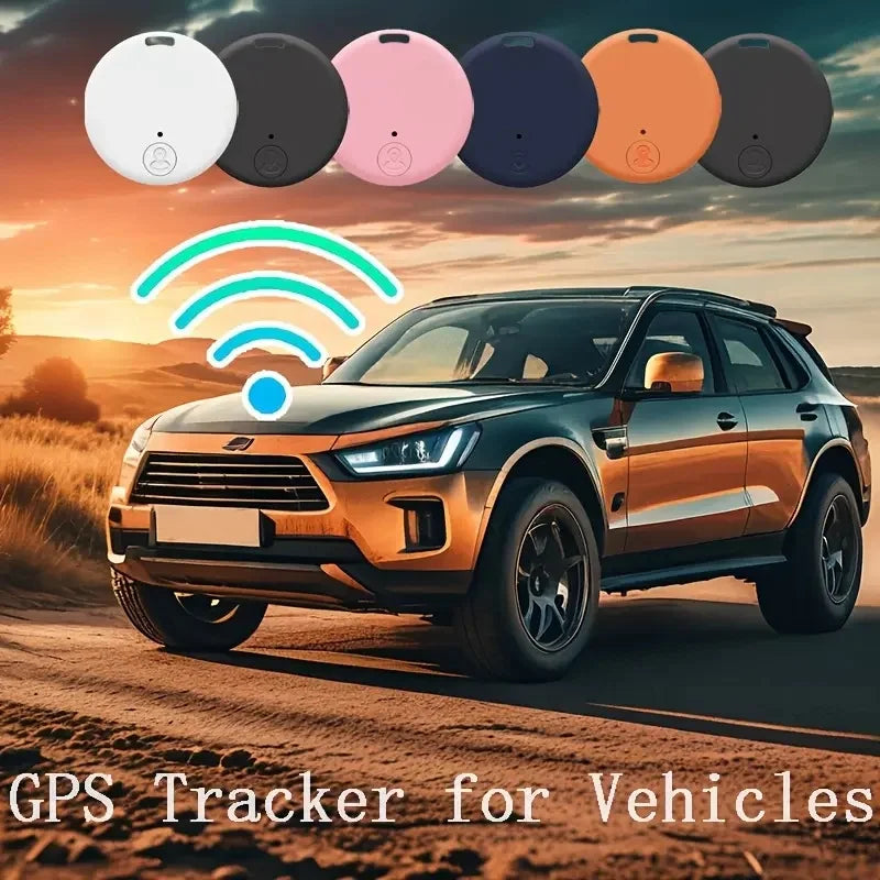 Bluetooth Tracker 2-Pack Flat Round Loud Alarm