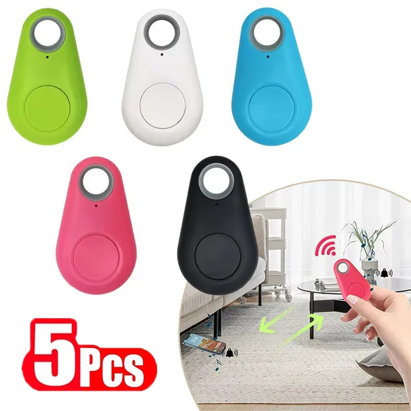Bluetooth Trackers App-Enabled Loud Alert Set of 5