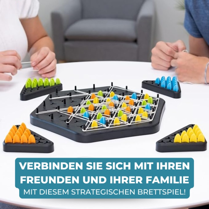 Board Game Triangle Chain Mechanic 2 To 4 Players