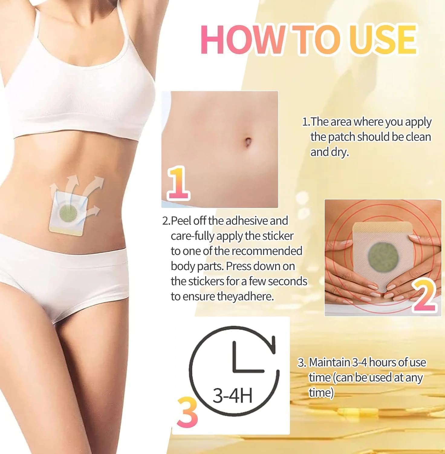 Body Care Patch Transdermal Bee Venom & Herbal Extracts 24-Hour