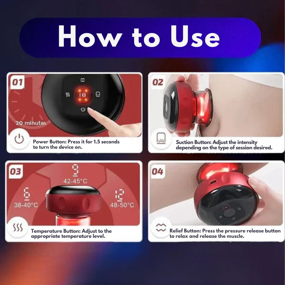 Body Massager 3-in-1 Smart Controls