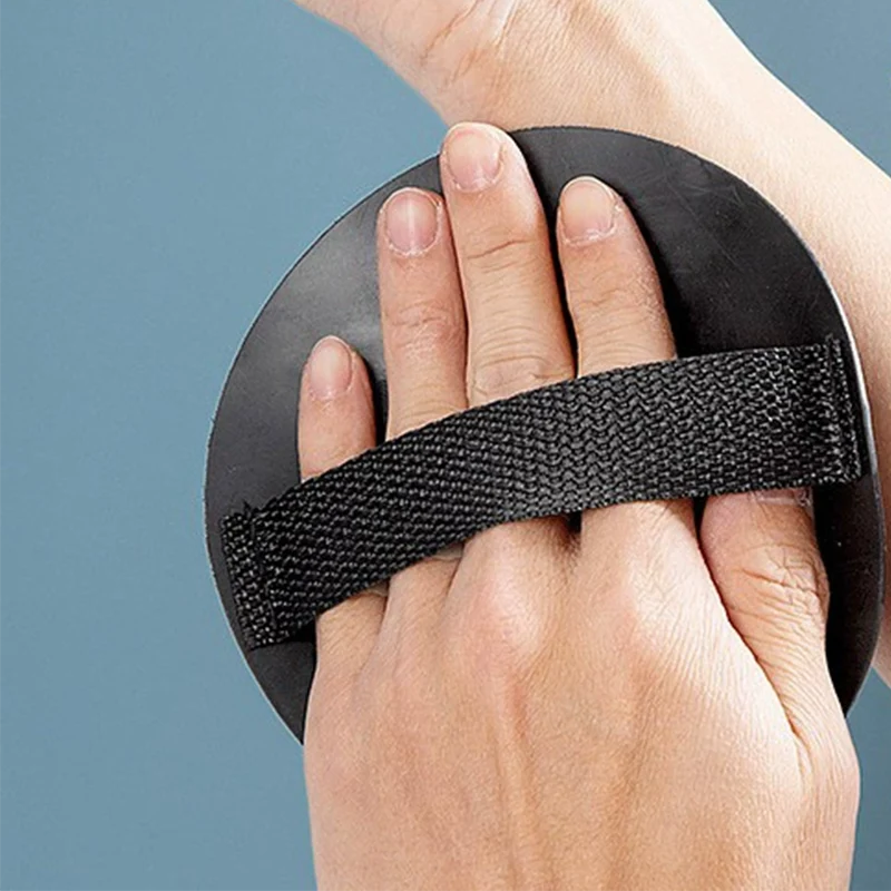 Body Scrub Sponge 3-Texture Exfoliating Non-Slip Strap