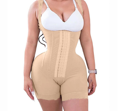 Body Shaper Steel-Boned Waist & Butt Contouring All-Day Comfort