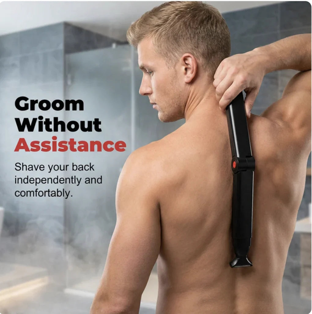 Body Shaver Foldable & Extendable Handle Long Battery Life