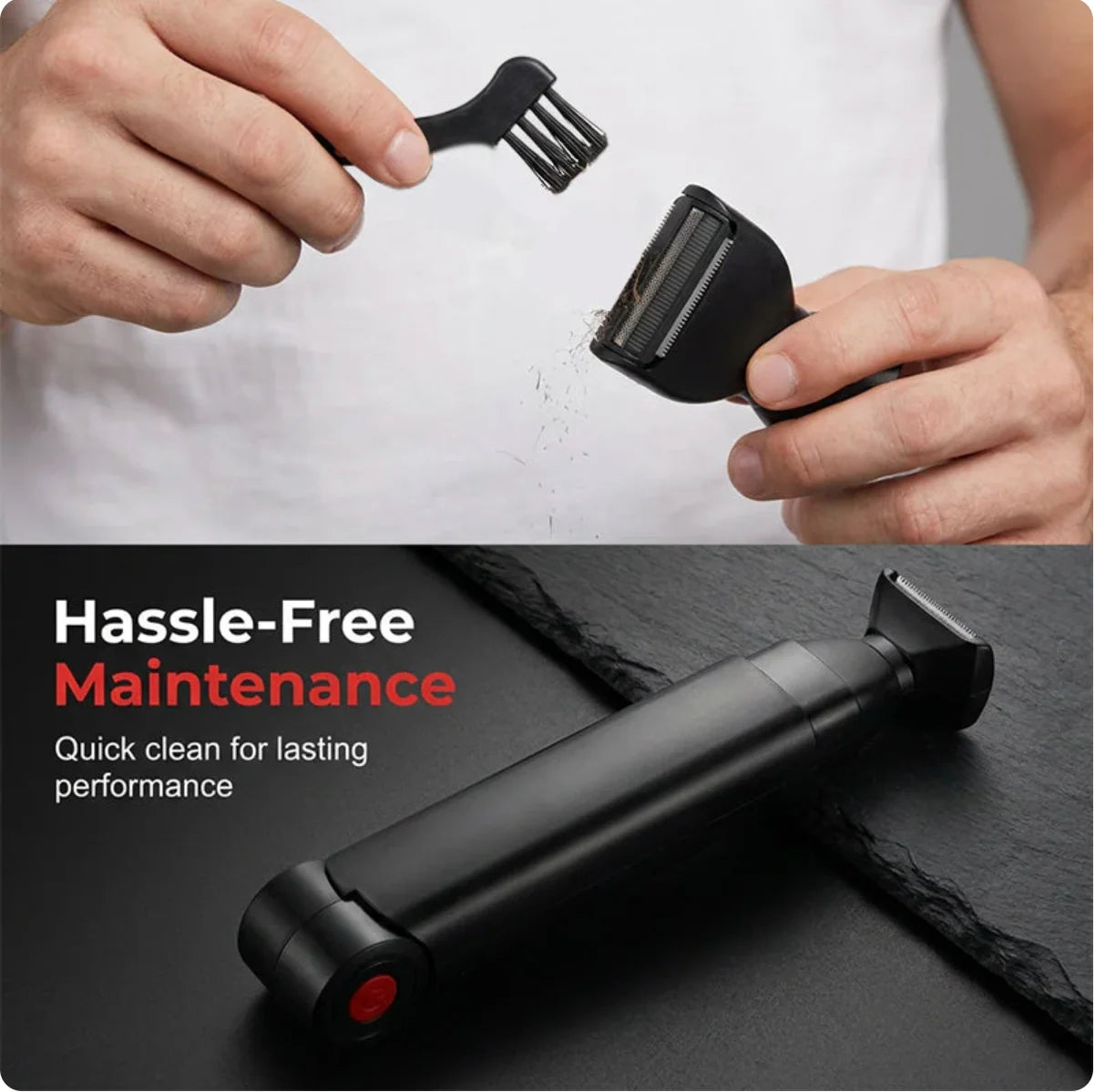 Body Shaver Foldable & Extendable Handle Long Battery Life
