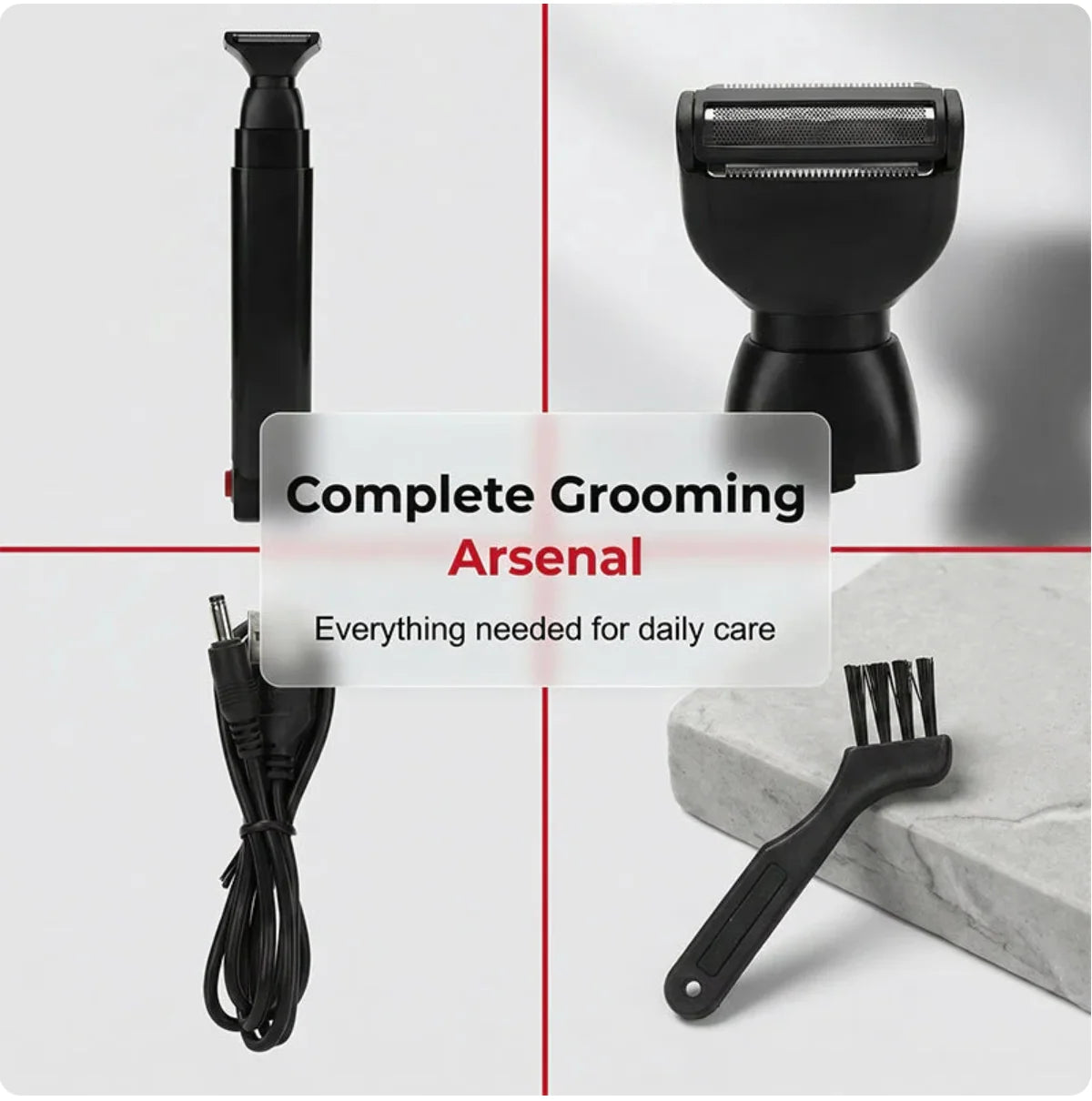 Body Shaver Foldable & Extendable Handle Long Battery Life