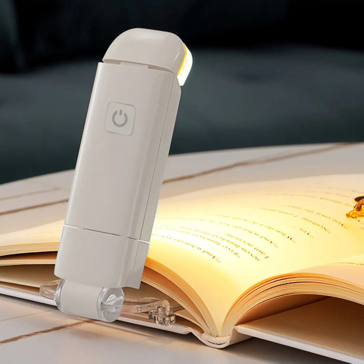 Book Light USB Rechargeable Flexible Neck Warm & Bright LED
