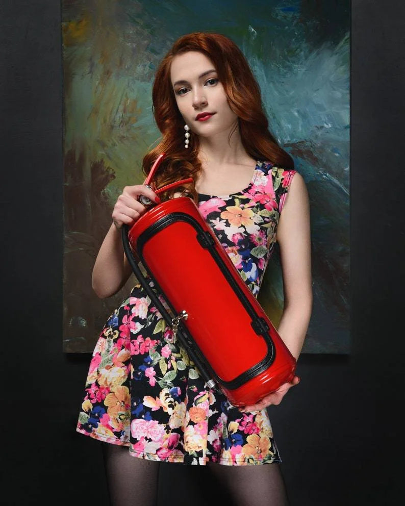 Bottle Holder Fire Extinguisher Lockable Metal