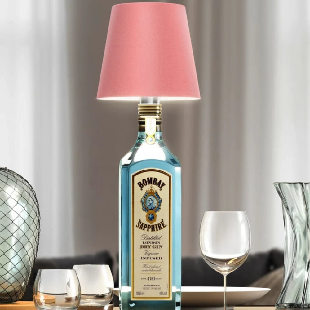 Bottle Lamp Attachment Wireless & Rechargeable Dimmable LED