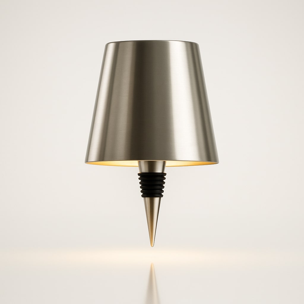 Bottle Lamp Attachment Wireless & Rechargeable Dimmable LED