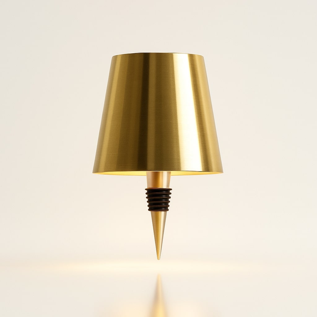 Bottle Lamp Attachment Wireless & Rechargeable Dimmable LED