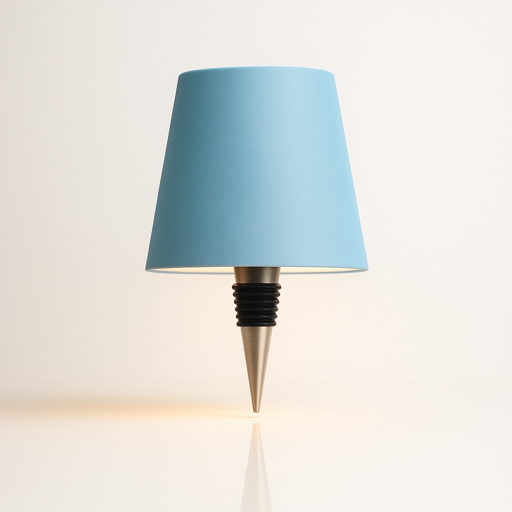 Bottle Lamp Attachment Wireless & Rechargeable Dimmable LED
