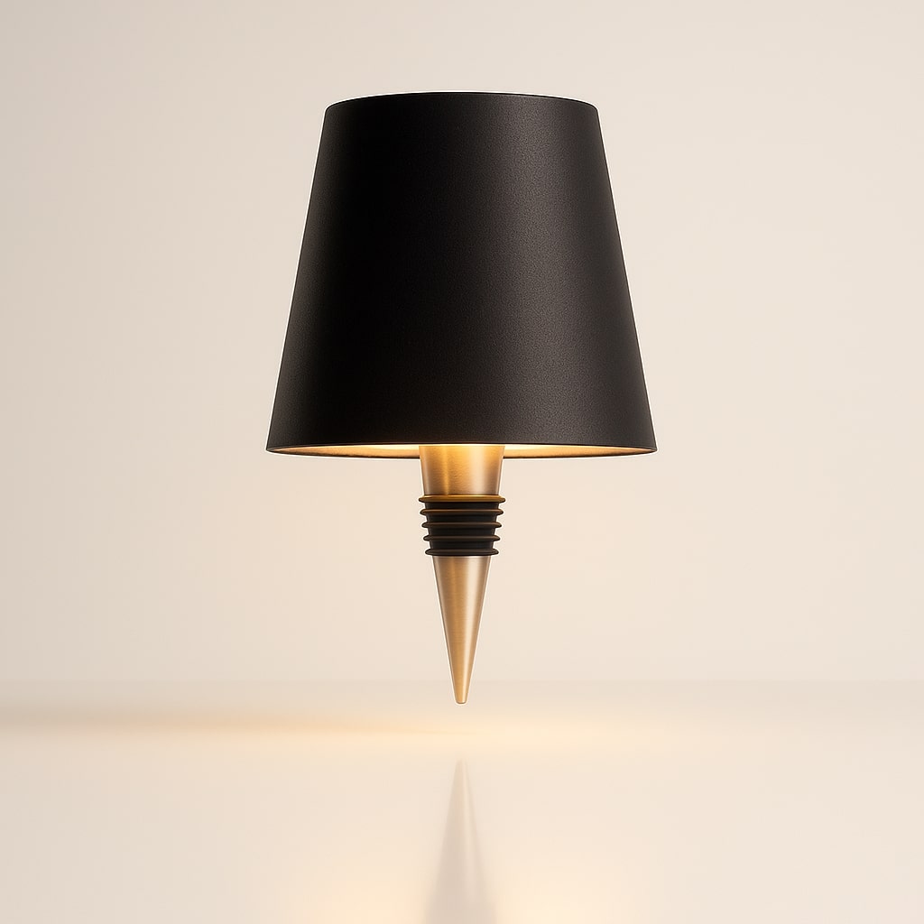 Bottle Lamp Attachment Wireless & Rechargeable Dimmable LED
