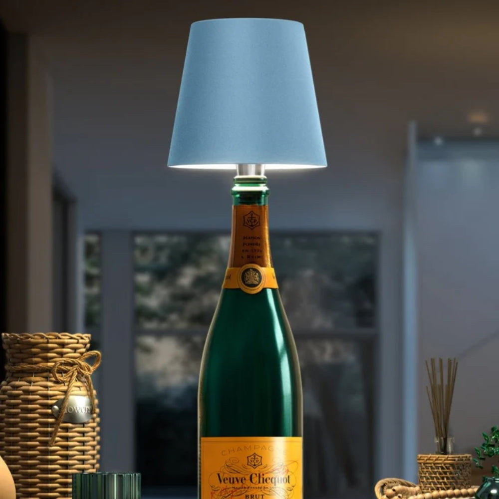 Bottle Lamp Attachment Wireless & Rechargeable Dimmable LED
