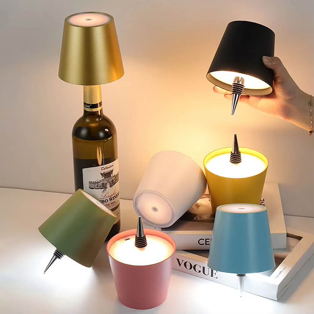 Bottle Lamp Clip-On USB Rechargeable Touch Dimmer