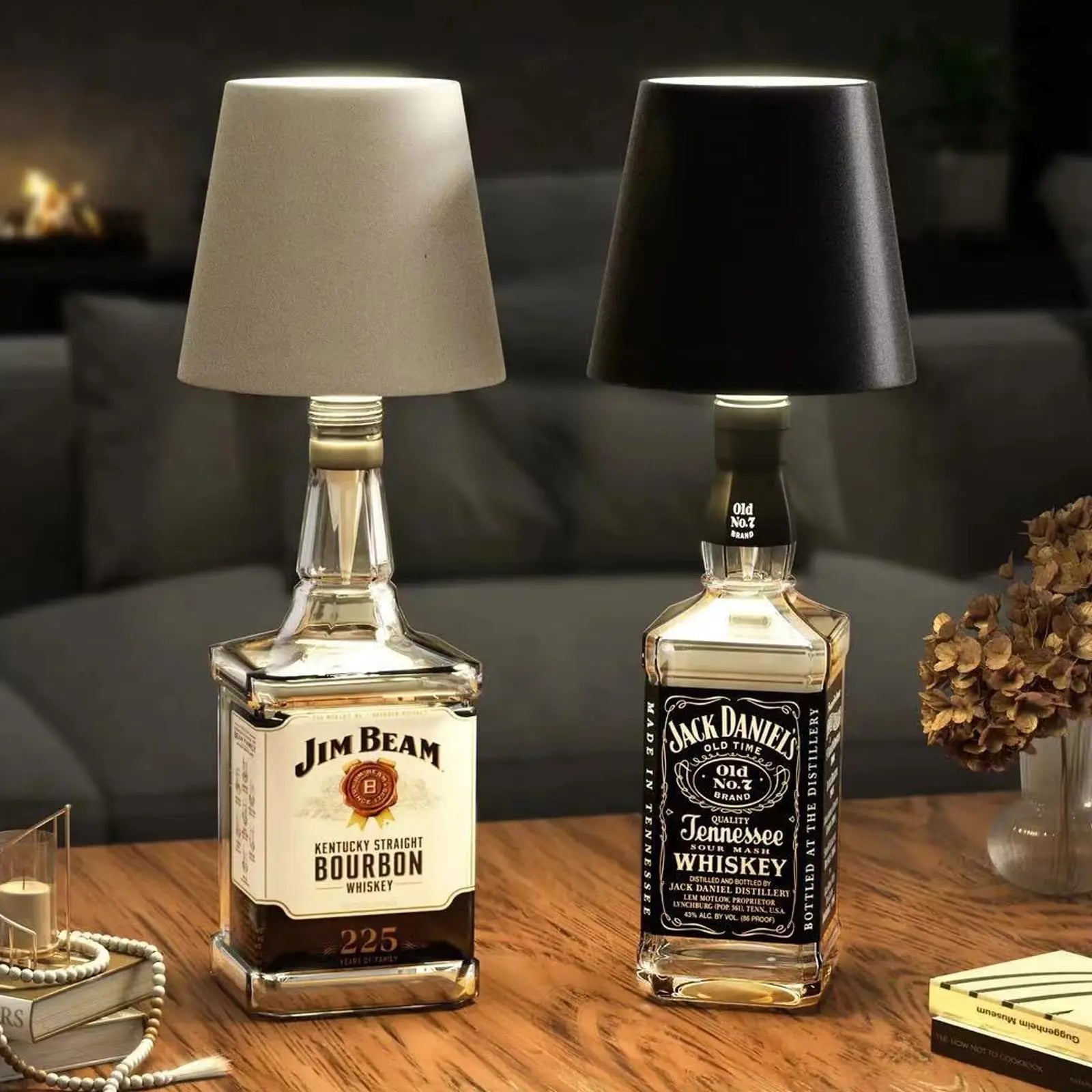 Bottle Lamp USB-Rechargeable Fits Most Bottle Necks