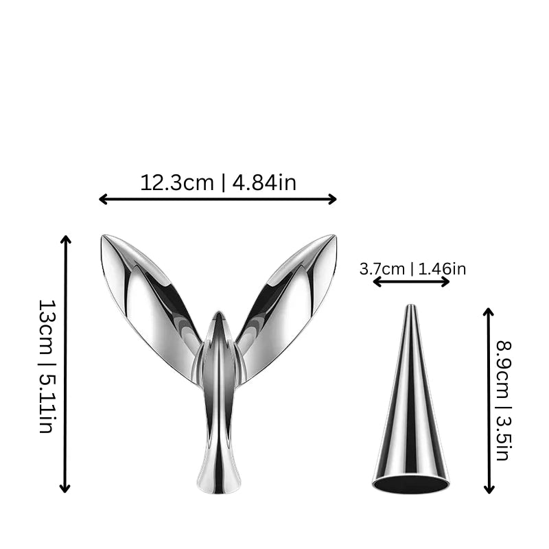 Bottle Opener Balancing Bird Polished Metal