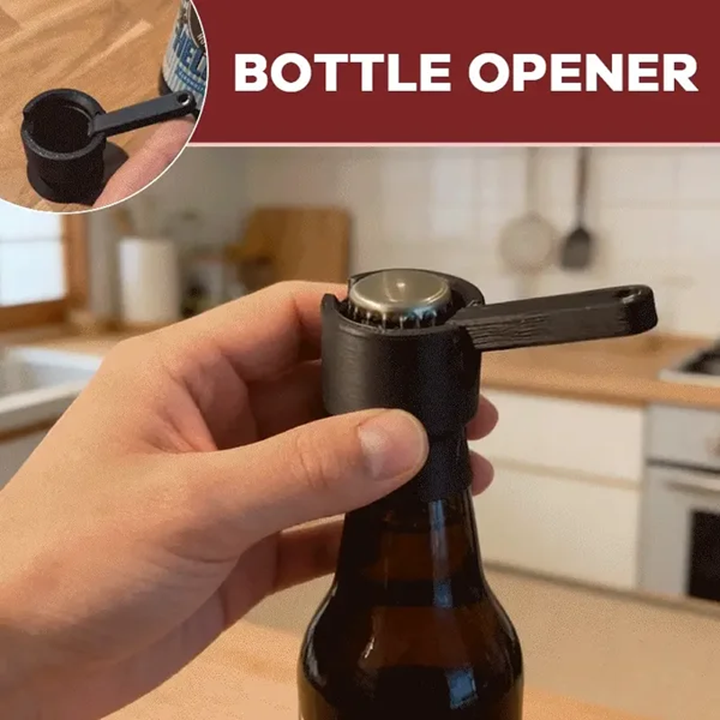 Bottle Opener Compact Keychain Dishwasher Safe