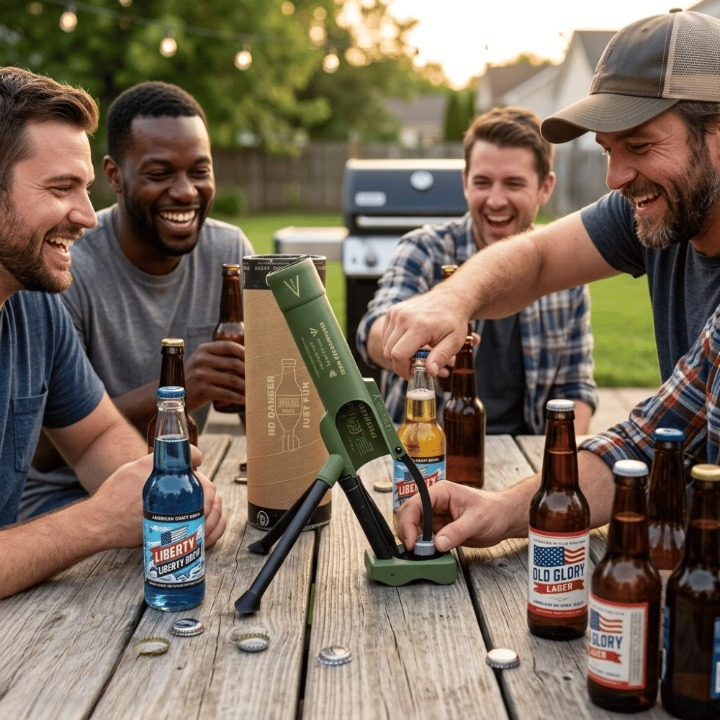 Bottle Opener Military Style Powerful Lever Action