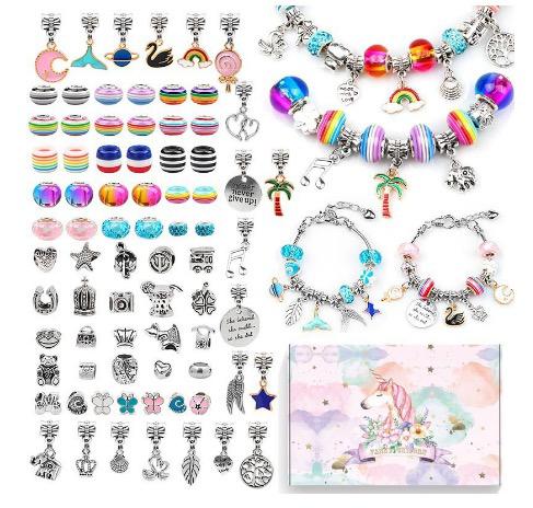 Bracelet Craft Kit 82-Piece BPA-Free Storage Box