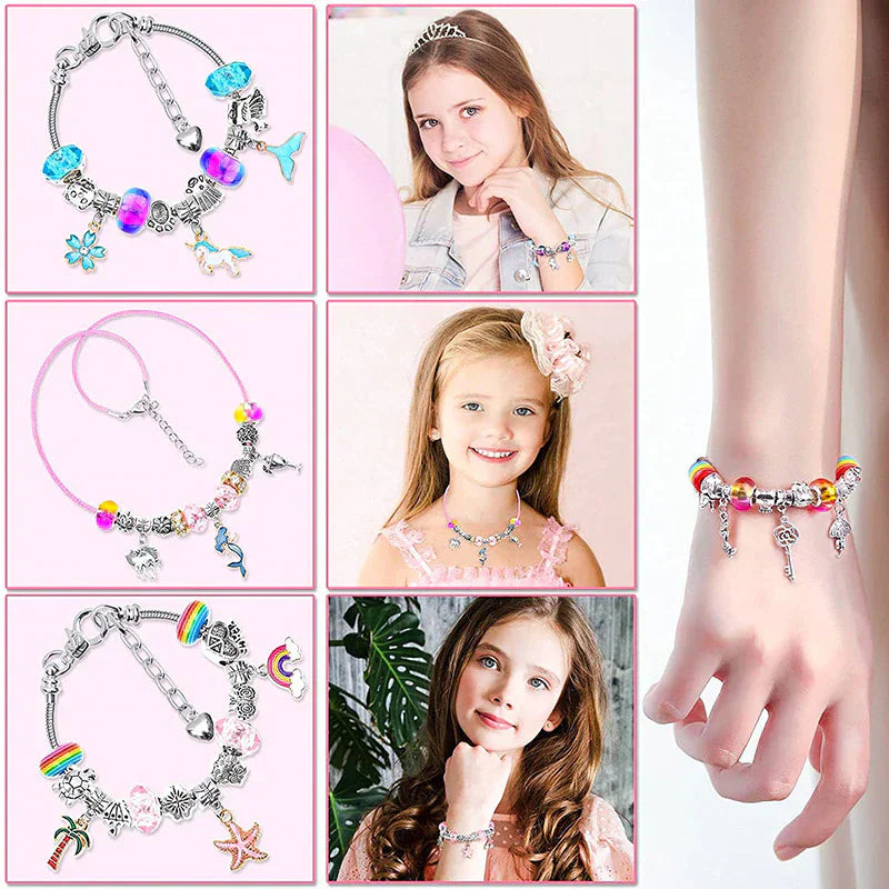 Bracelet Craft Kit 82-Piece BPA-Free Storage Box