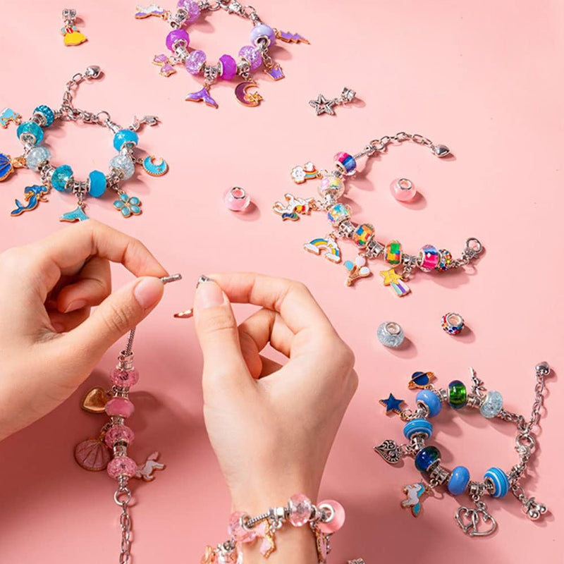Bracelet Craft Kit Over 60 Pieces Gift Box