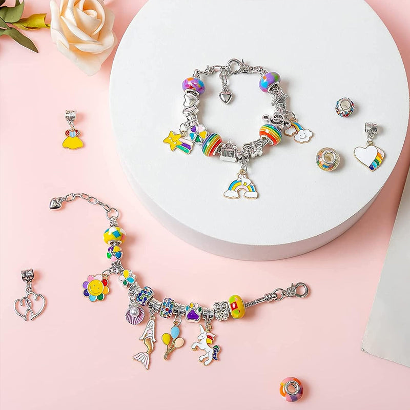 Bracelet Craft Kit Over 60 Pieces Gift Box