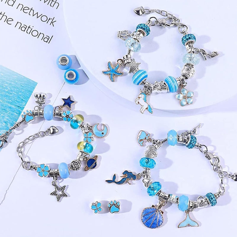 Bracelet Craft Kit Over 60 Pieces Gift Box