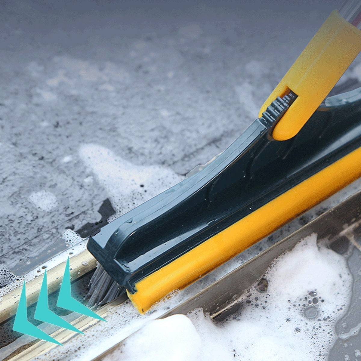 Broom Polypropylene Bristles Versatile & Ergonomic