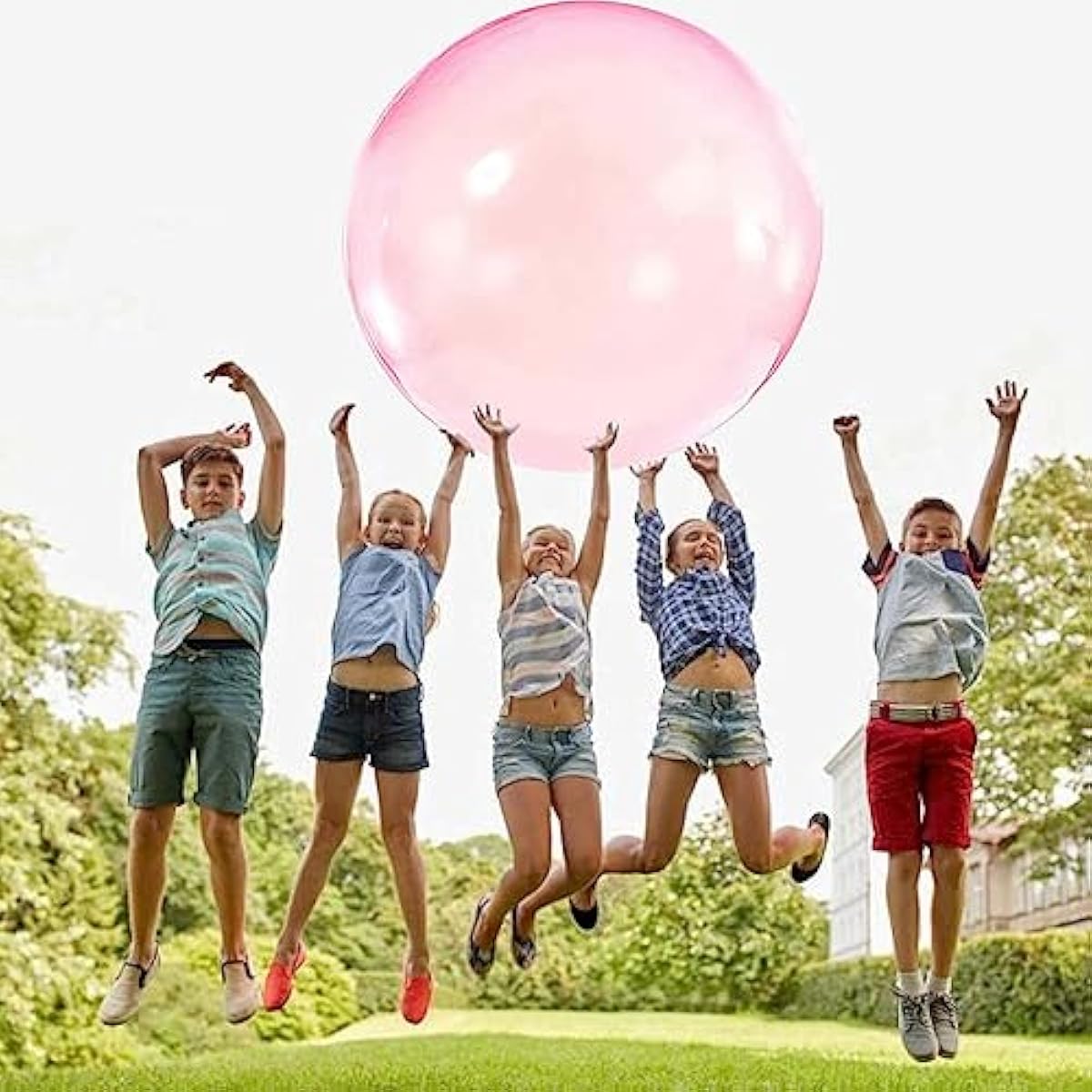 Bubble Ball Tear-Resistant TPR Supports 269 lb