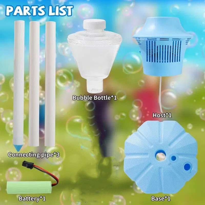 Bubble Machine Continuous Bubbles Rechargeable & Portable
