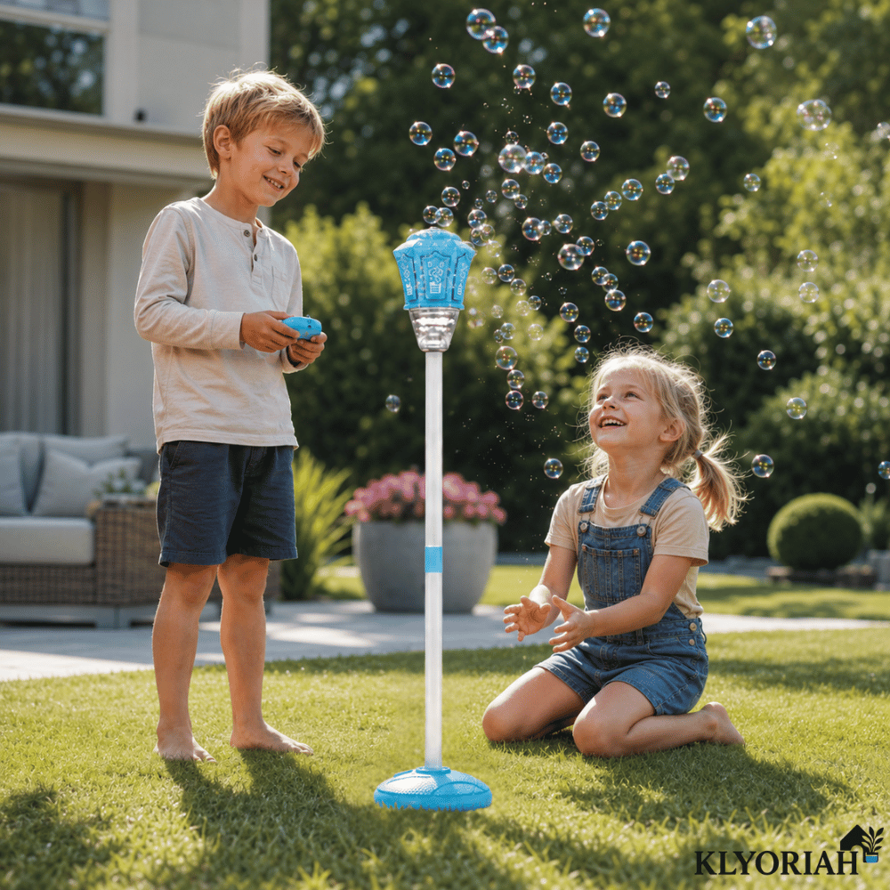 Bubble Machine Lamppost LED Remote Control 50 Meter Range