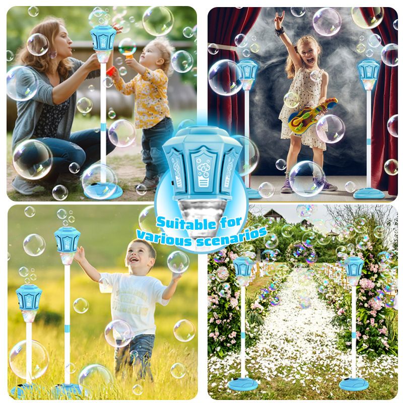 Bubble Machine Lamppost LED Remote Control 50 Meter Range