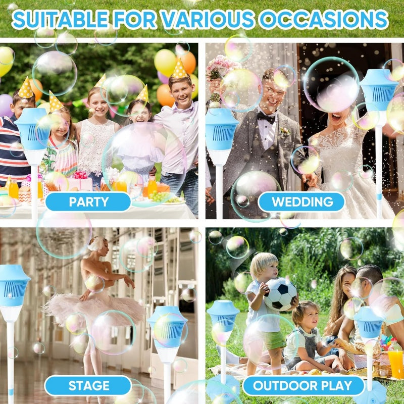 Bubble Machine Over 20,000 Bubbles Per Minute Rechargeable