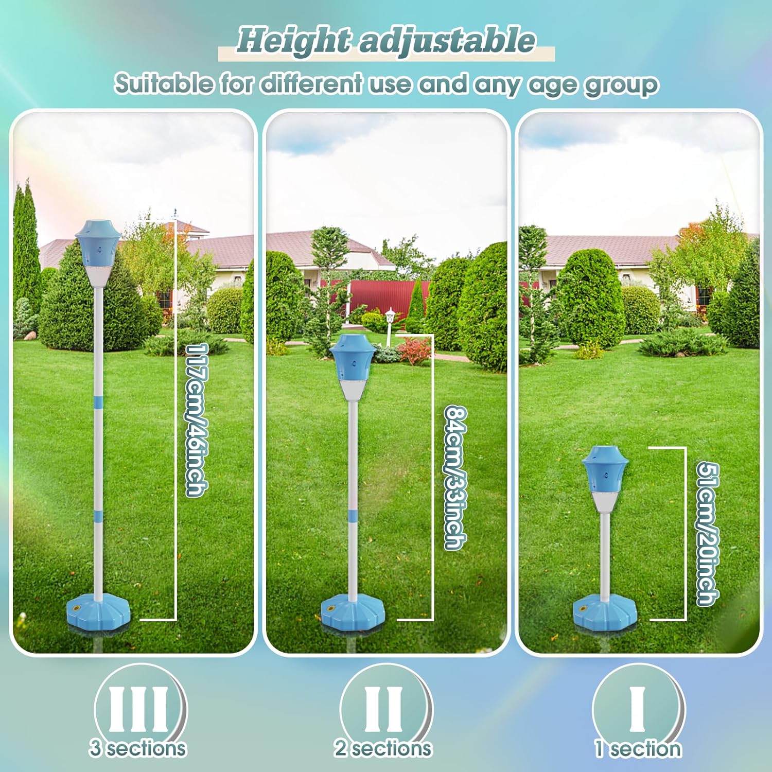 Bubble Machine Rechargeable Colorful LED 10,000 Bubbles Per Minute