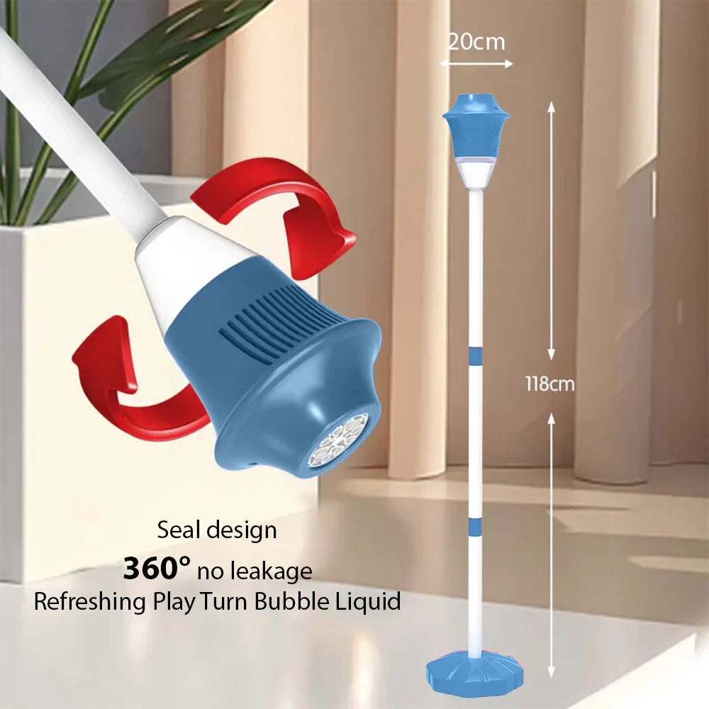 Bubble Machine Rechargeable Colorful LED 10,000 Bubbles Per Minute