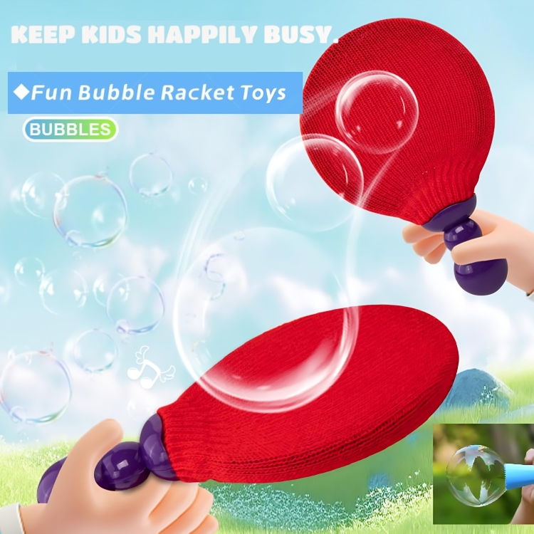 Bubble Paddle Set Hand-Eye Coordination Durable & Child-Safe Plastic